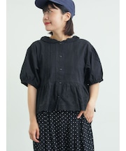 【販路限定】パフスリーブレースブラウス