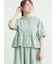 【販路限定】パフスリーブレースブラウス