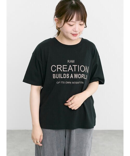 ECHOES baa オフィシャル 刺繍 ロゴTシャツ 接触冷感】刺繍ロゴTシャツ｜サマンサモスモスの通販｜&mall（アンド