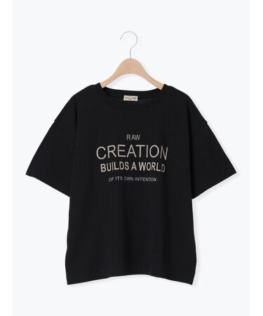 【接触冷感】刺繍ロゴTシャツ