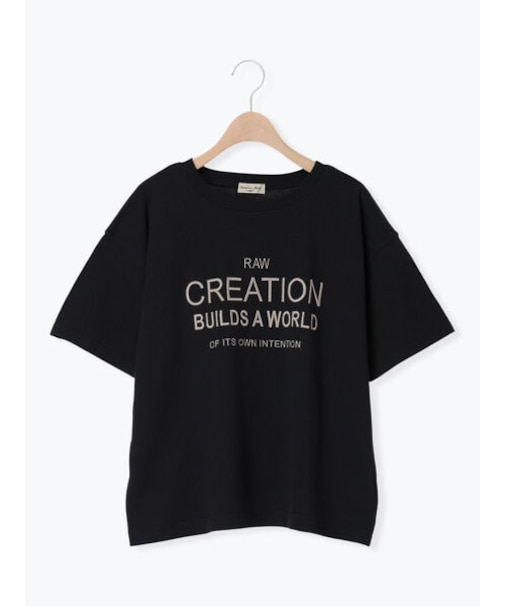 【接触冷感】刺繍ロゴTシャツ