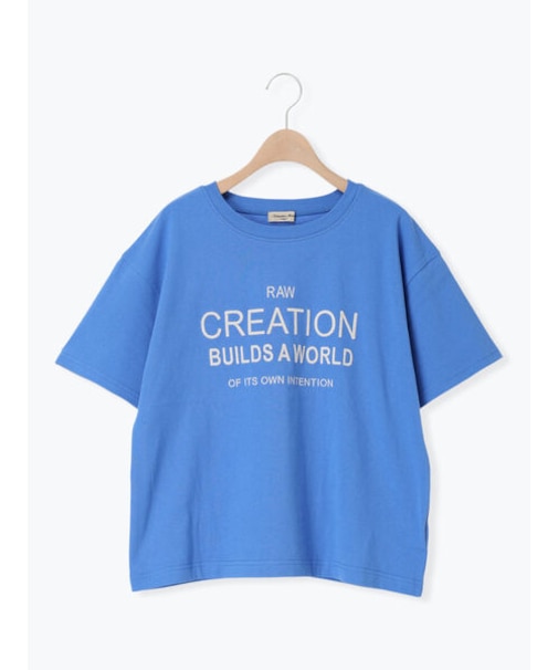 【接触冷感】刺繍ロゴTシャツ