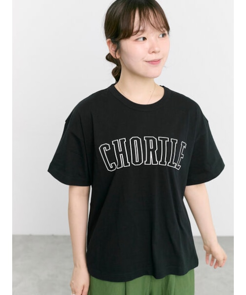 【オーガニックコットン】ロゴプリントTシャツ