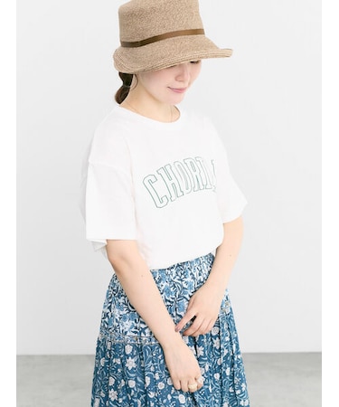 【オーガニックコットン】ロゴプリントTシャツ