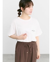 【オーガニックコットン】刺繍ロゴTシャツ