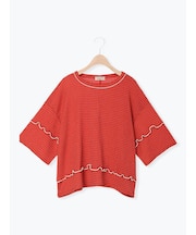 ◇配色メローボーダーTシャツ