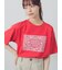 【接触冷感】パーツレース風プリントTシャツ
