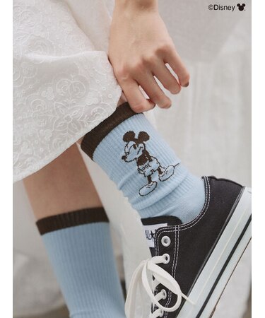 【Disney】ミッキーマウス/ジャカードソックス