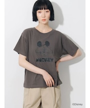 【Disney】ミッキーマウス/プリントTシャツ