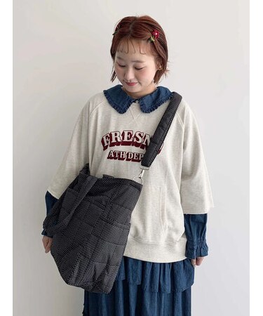 【Cross×Staff】ボトルポケ付/10ポケットトートbag