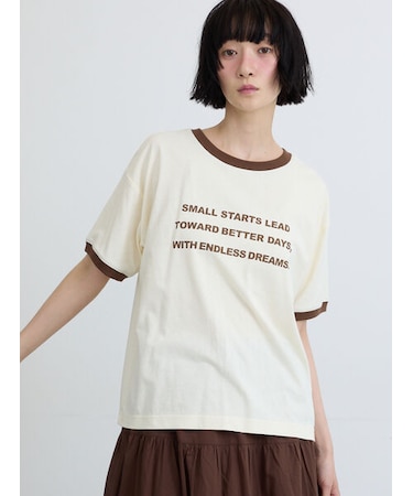 【接触冷感】プリントリンガーTシャツ