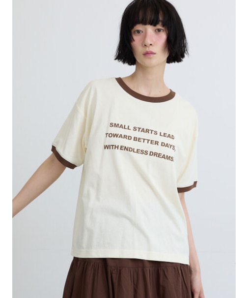 【接触冷感】プリントリンガーTシャツ