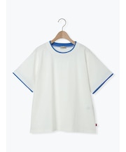 【USAコットン】レイヤード風Tシャツ