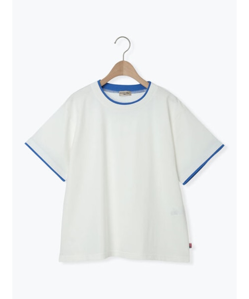 【USAコットン】レイヤード風Tシャツ
