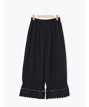 裾スカラップレースペチパンツ