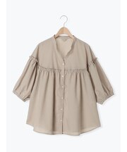5分袖スキッパーシャツ