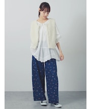 デニムワイドバレルパンツ〈WEB限定SS・XLサイズ〉