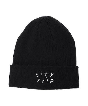 ロゴ刺繍ニットワッチ