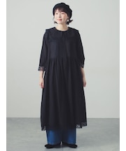 【販路限定】レースセーラー襟ワンピース
