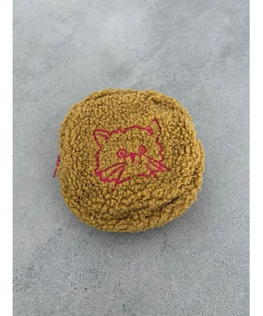 ボアアニマル刺繍ポーチチャーム