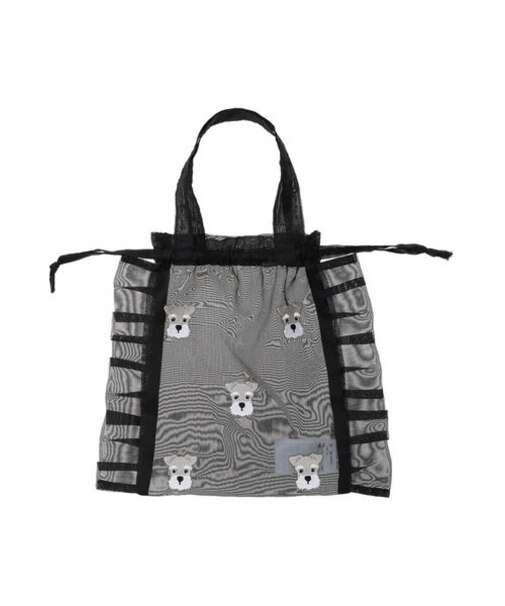 アソート刺繍オーガンジーフリルバッグ