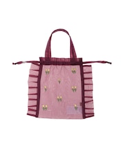 アソート刺繍オーガンジーフリルバッグ