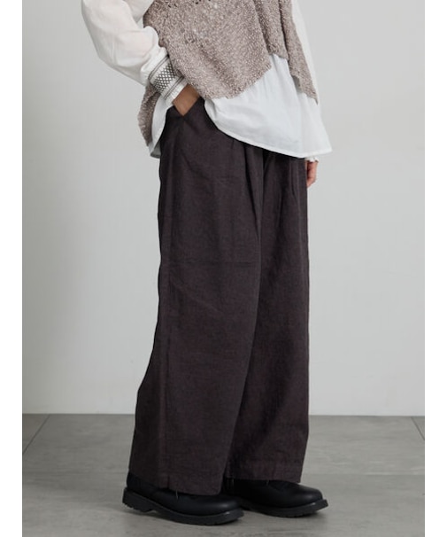 【Cross×Linen】ふんわりパンツ