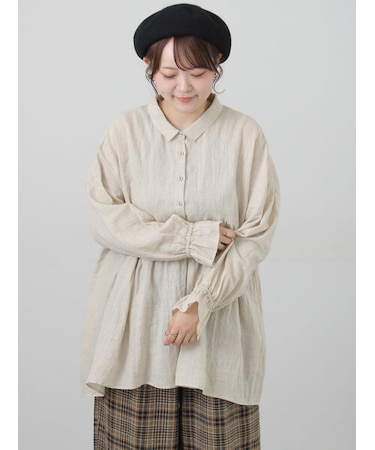 【Cross×Linen】ふんわりチュニック