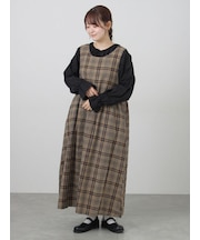 【Cross×Linen】ふんわり前後着ジャンスカ