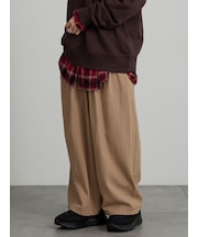 ツイルワイドストレートパンツ