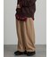 ツイルワイドストレートパンツ