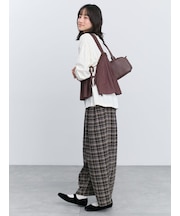 ツイルワイドストレートパンツ