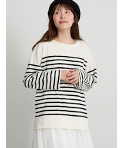 バスクボーダーロングスリーブTシャツ