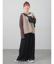 リバーシブルボアベスト