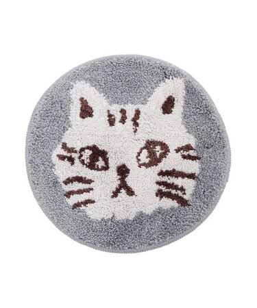 ねこフェイスチェアパッド