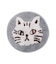ねこフェイスチェアパッド
