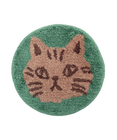 ねこフェイスチェアパッド