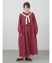 【販路限定】配色パイピングワンピース