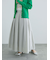 ナイロンタフタタックフレアスカート