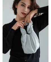 【WEB限定】ギャザーシャイニートートバッグ