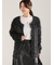 ラメロングシャギーニット