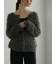ラメロングシャギーニット