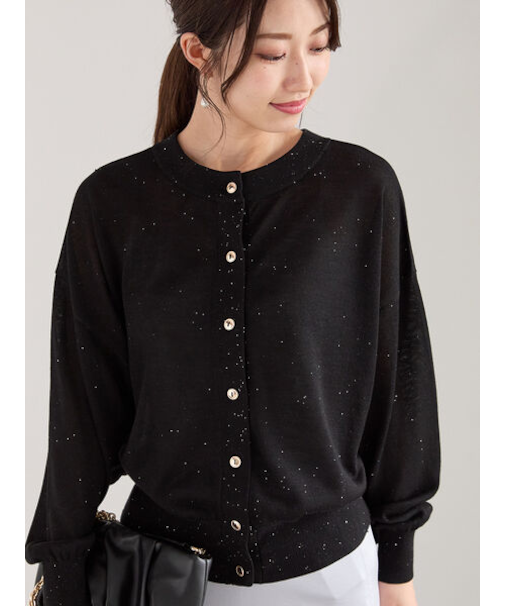 スパンコール2wayニット