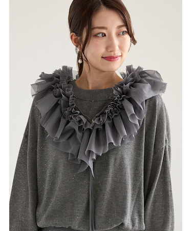 チュールオーナメントカラー