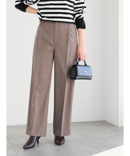 カルゼタックストレートパンツ