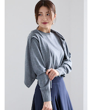 クルーネックプレーンプルオーバー