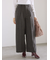 ツイードワイドパンツ