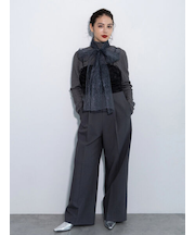 【Atelier Soir?e】ジャカード切替デザインコンビネゾン