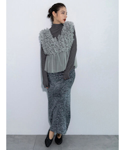 【Atelier Soir?e】ラメシャギーニットスカート