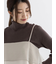リブタートルニット